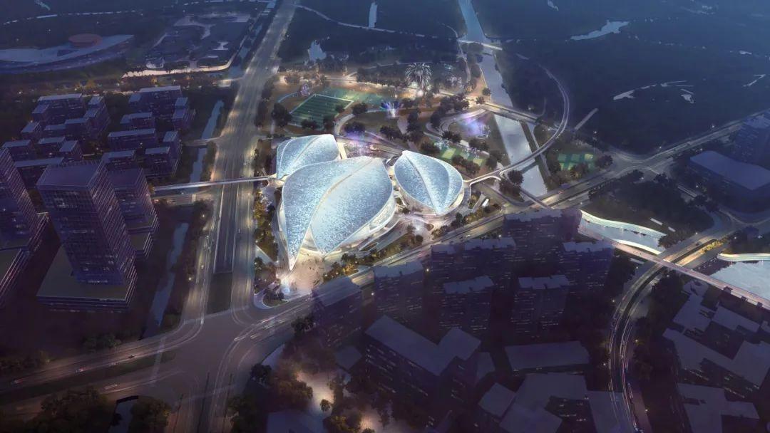 上海将新建一体育中心，造型似玉兰花，面积超 12 万平方米  第4张
