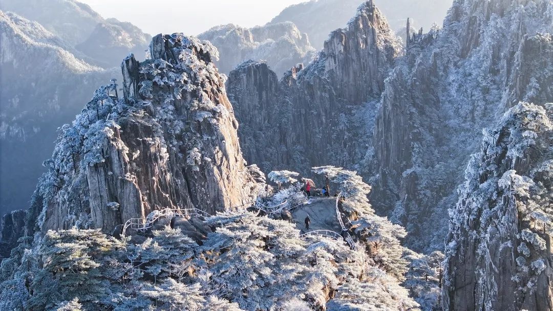 惊！黄山已迎今冬初雪，阜阳何时能下？暂无可能  第4张