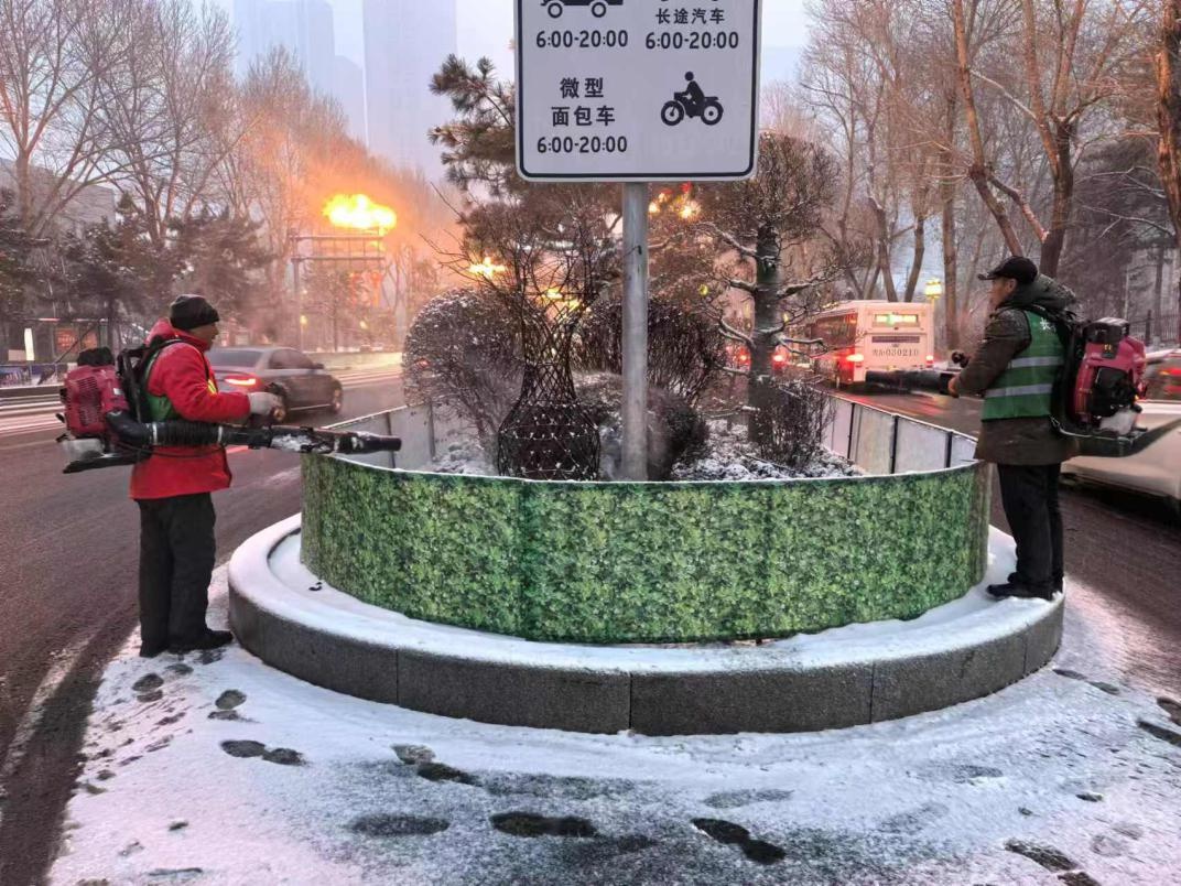?11月25日预警后，看市绿管中心如何备战首轮降雪  第2张