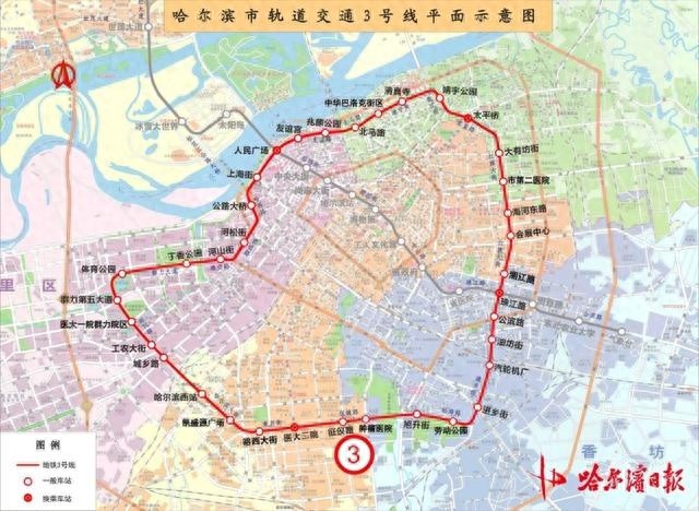 哈尔滨地铁3号线全线贯通，78座车站91.57公里运营里程，城市交通新格局震撼来袭