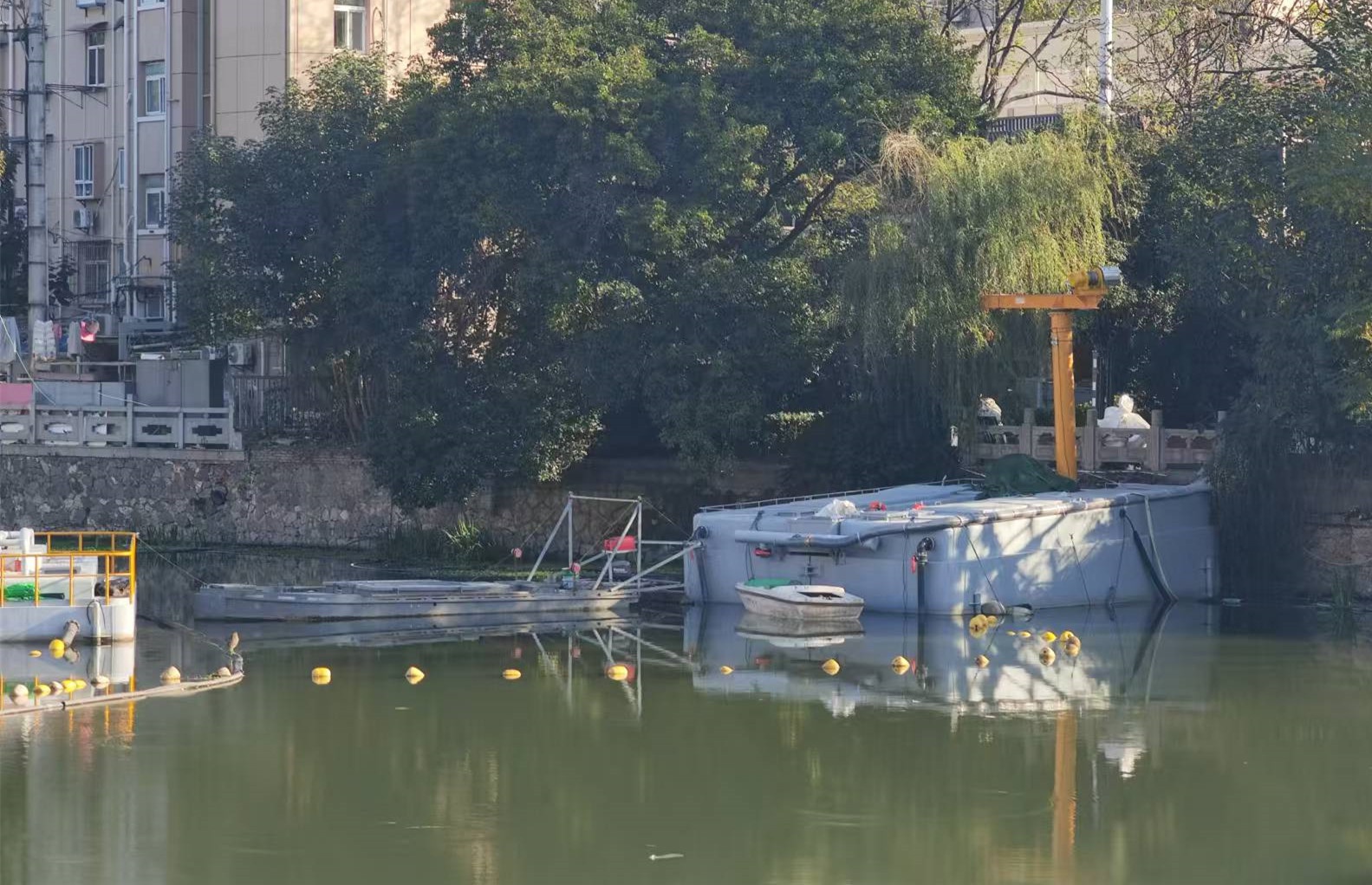 鼓楼水务集团用创新科技守护绿水长流，生态清淤技术首次应用，告别传统清淤方式  第2张
