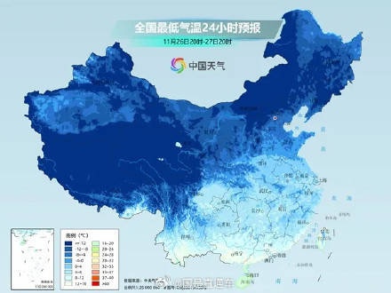 未来三天华北大风频繁，东北暴雪肆虐，积雪深度惊人