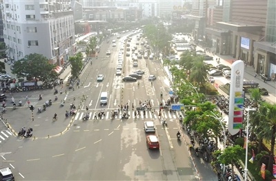 海口交警大动作！友谊阳光城周边交通拥堵问题终得解决，市民出行将更便捷
