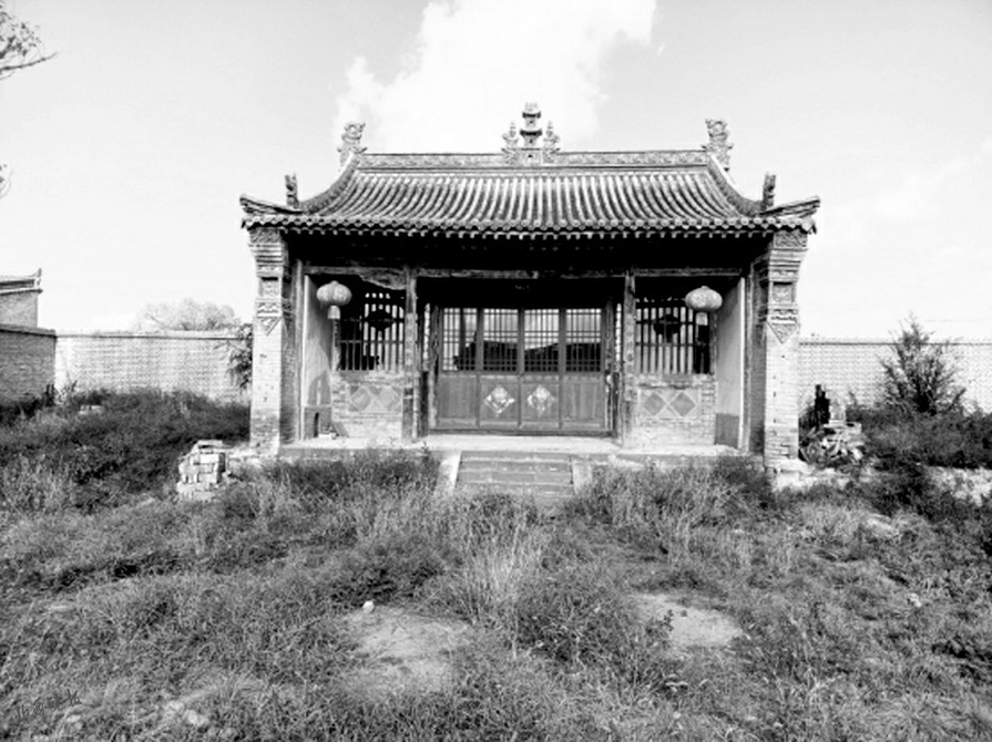 怀仁市新发现清代早期龙王庙，壁画彩绘精美，麒麟观月图保存完好  第3张