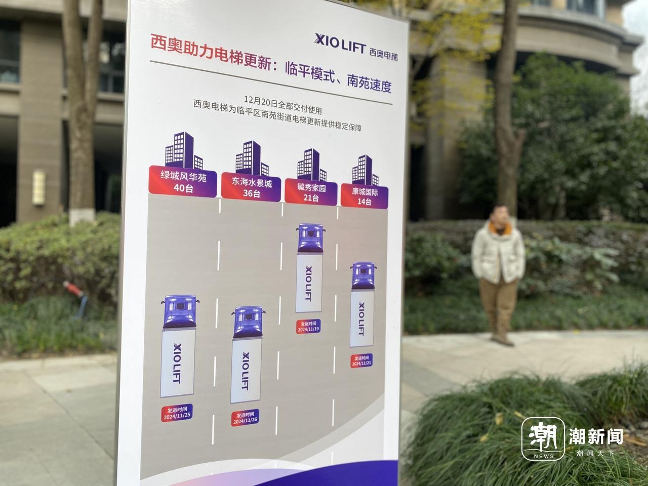 杭州临平区南苑街道111台老旧电梯焕新，居民从此告别晃动困扰  第3张