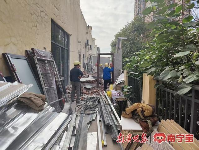 南宁兴宁区重拳出击！100平方米违法建筑被强制拆除，背后原因令人震惊  第2张