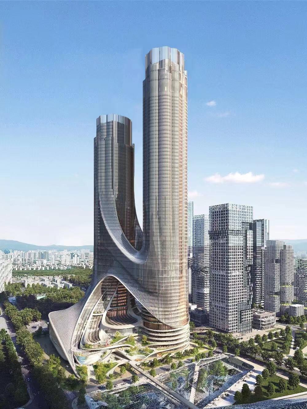 深圳湾超级总部基地C塔突破100米，揭秘未来大湾区城市综合体标杆的建造奇迹  第2张