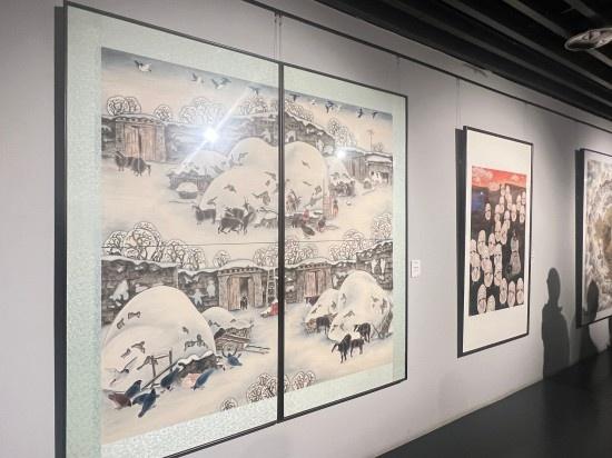 青海美术馆开展马玉林马天宝作品展，85 件作品呈现两代画家传承沿袭  第2张