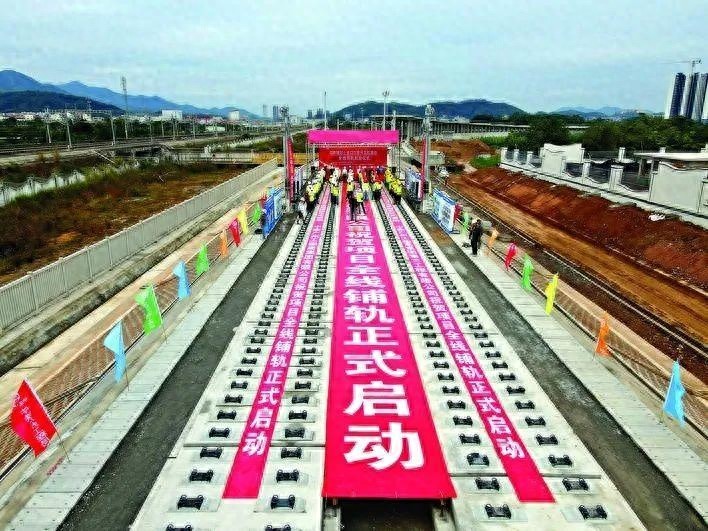 好消息！莞惠城际北延线铺轨，12月中旬完成后东莞人可直达惠州北站