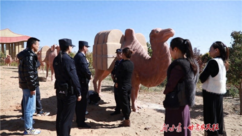 探秘民乐县六坝镇：千年古地的田园风光与现代警务的完美融合  第1张