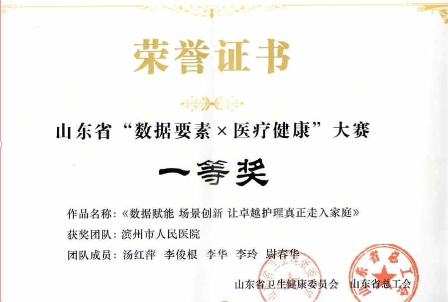 惊！全国1500多家医院，滨州这家医院凭啥脱颖而出获奖？  第3张