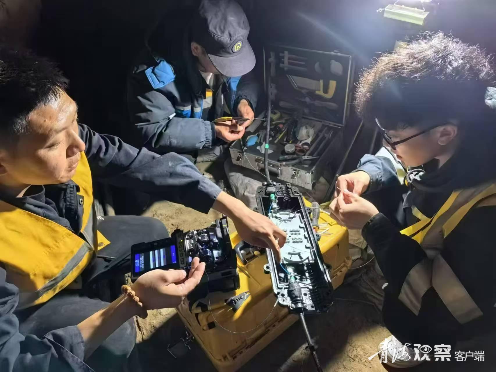 32.6 公里的关角隧道，他们在凌晨干了这件事  第2张
