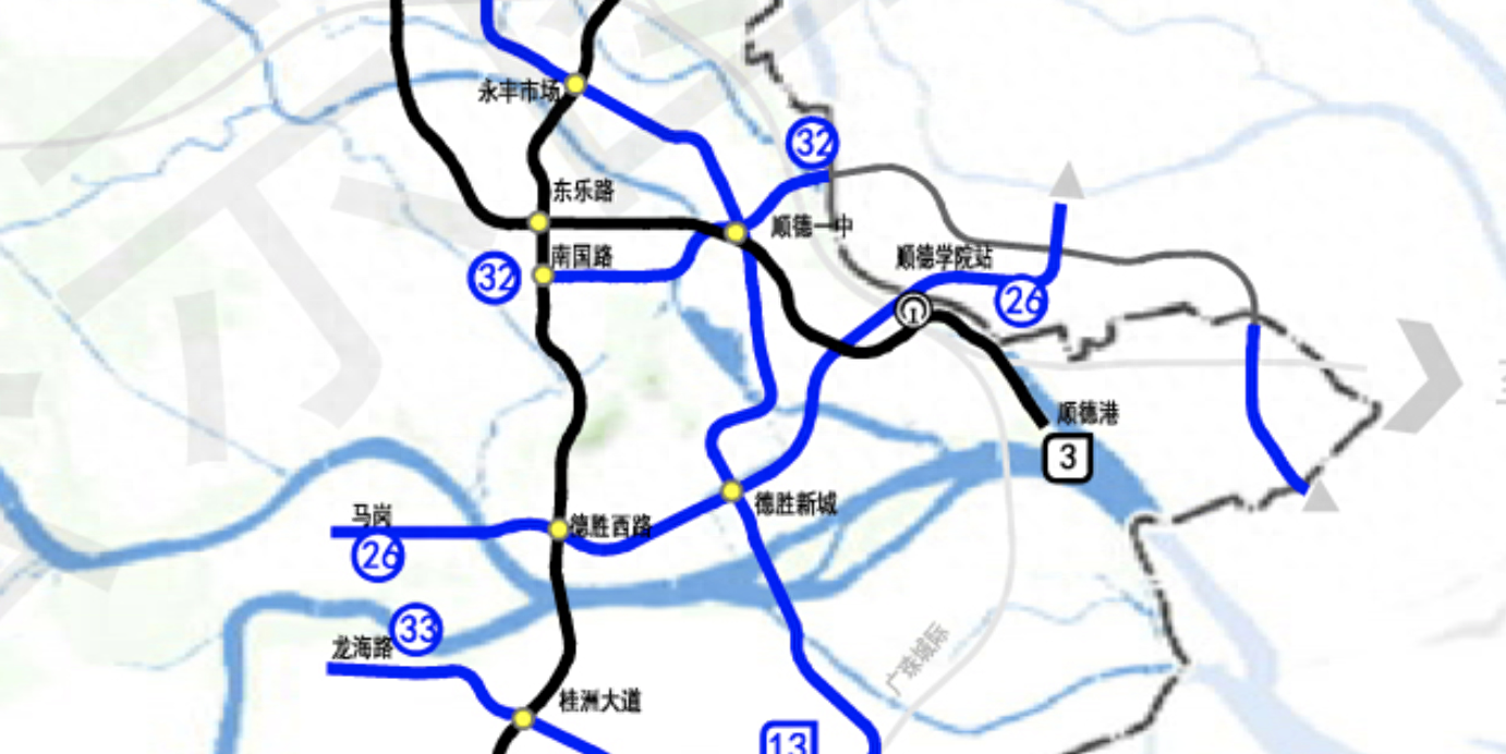 广州地铁 26 号线或实现广州市中心与顺德 CBD 直达，你期待吗？