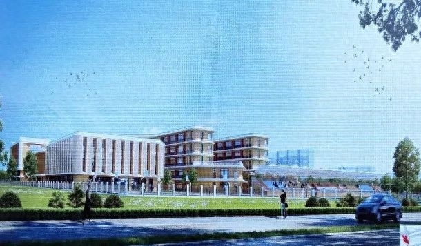 揭秘西区初中校新建工程：现代风格校园即将崛起，文昌路南侧绿化依旧  第1张