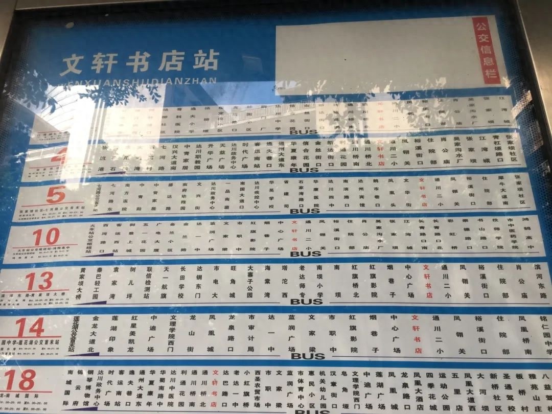 达州公交站牌未更新，市民出行受阻，13路线路优化后仍坐错车，相关部门何时解决？  第1张