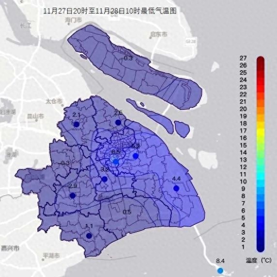 上海今日晴朗低温，大风蓝色预警来袭，周末气温回升至17℃，你准备好了吗？  第1张