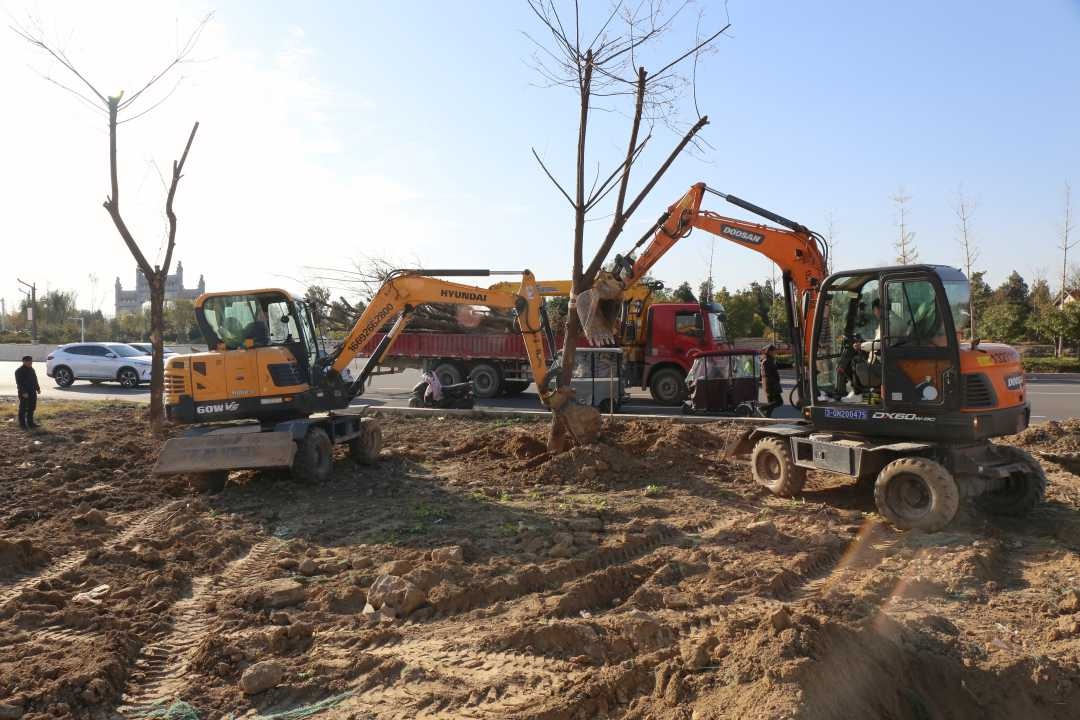 拆迁废墟变绿洲，商丘市新建口袋公园即将开放，居民期待已久  第2张