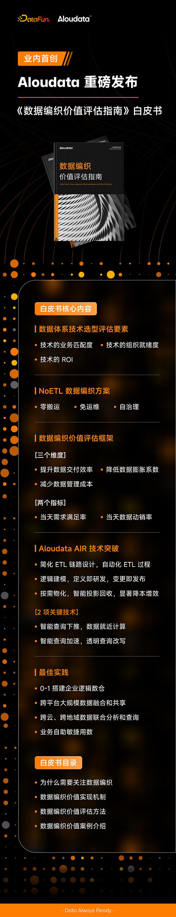 揭秘2024年数据编织新趋势：Aloudata发布业界首个价值评估框架，企业如何抢占先机？  第2张