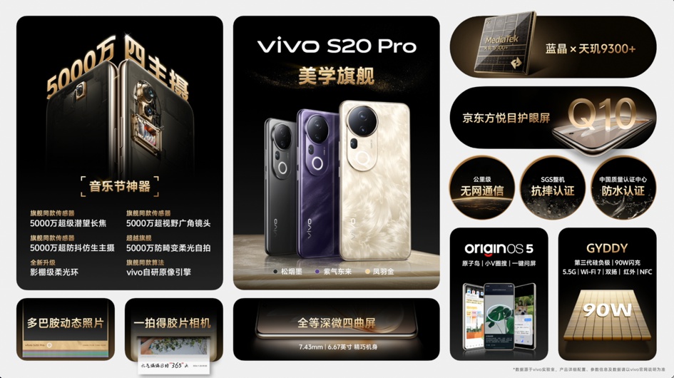 vivo S20系列震撼发布：美学旗舰全面升级，年轻人的音乐节神器即将开售  第2张