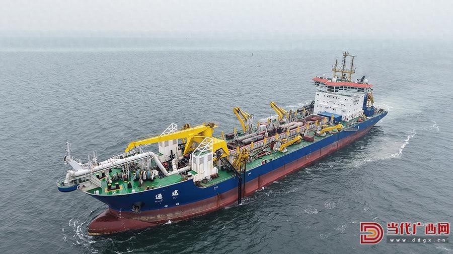 揭秘通途轮：北海港铁山港20万吨级航道工程的疏浚先锋