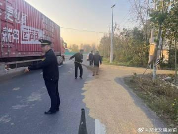 淮南市交通执法支队连续开展夜间治超执法行动，坚决打击违法超限超载运输行为  第3张