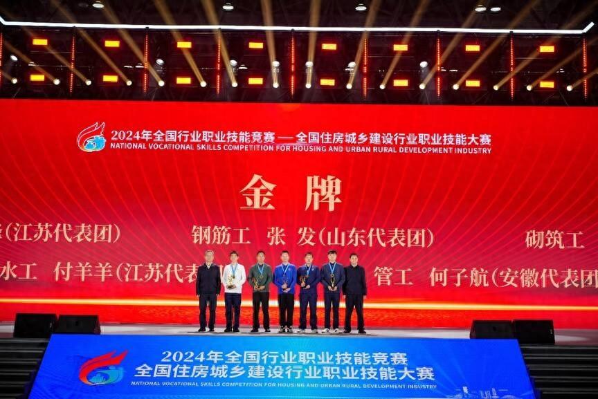 全国住房城乡建设行业职业技能大赛决赛在合肥闭幕，山东代表团荣获团体一等奖  第1张