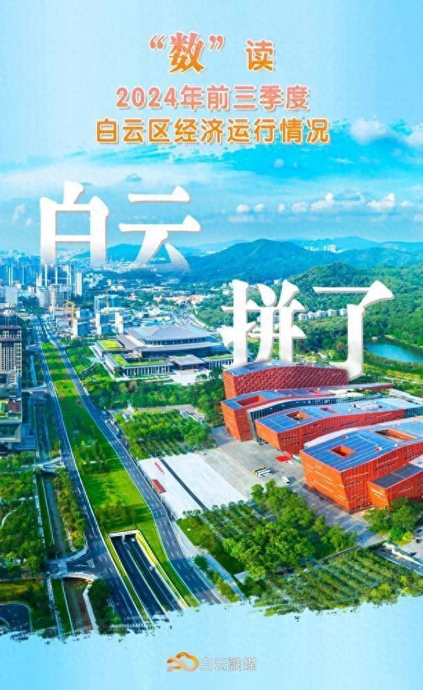 广州市白云区前三季度经济数据出炉，同比增长 5.1%，经济稳中向好显韧性