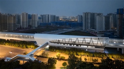 成都轨道交通27号线一期工程车站惊艳亮相，极简设计彰显城市速度感  第2张
