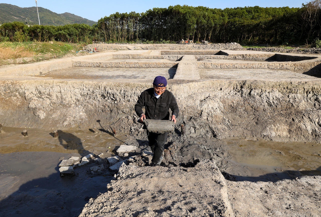 宁波荪湖遗址考古大发现：宋元明清历史生活面貌重现，揭秘古代建筑技术  第5张