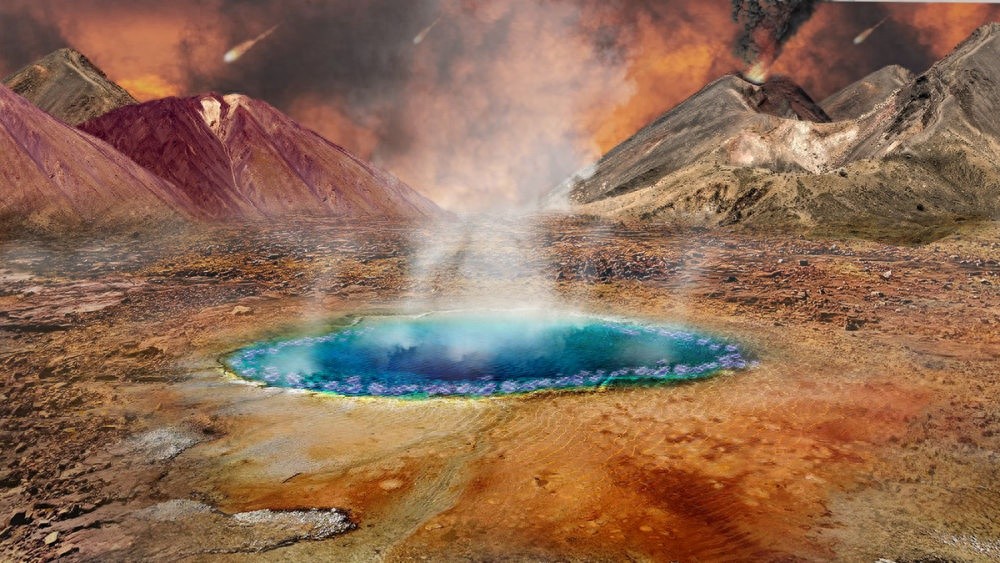 揭秘地球生命起源：陆地热泉中的光热催化奇迹