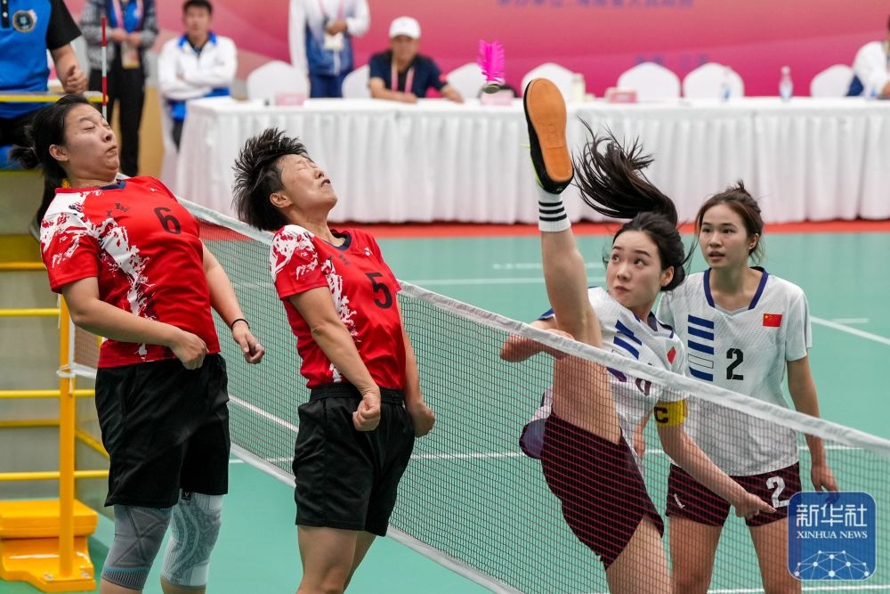 全国少数民族运动会毽球决赛：广东队双线作战，女子夺冠男子惜败，广西队表现抢眼  第7张