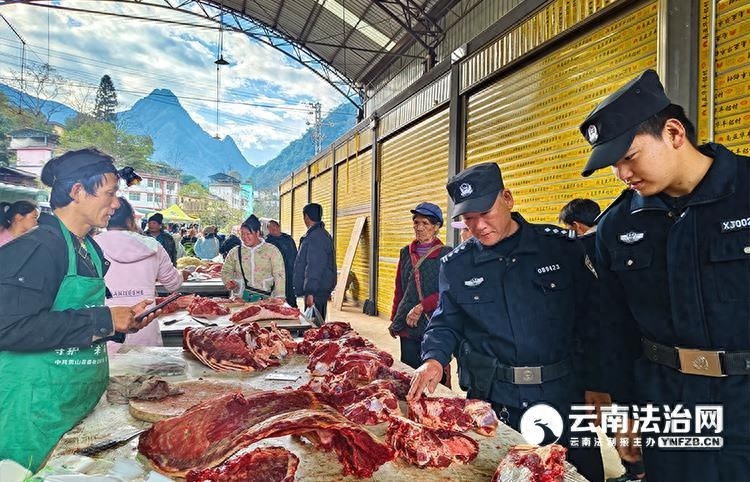 贡山县严查肉类市场，确保群众吃上放心肉，你还在等什么？