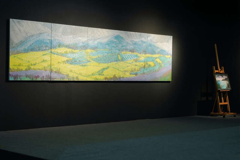 周青双展灵山仗境方生惊艳开幕，40年山水创作与自然灵感交织，艺术界热议不断  第3张