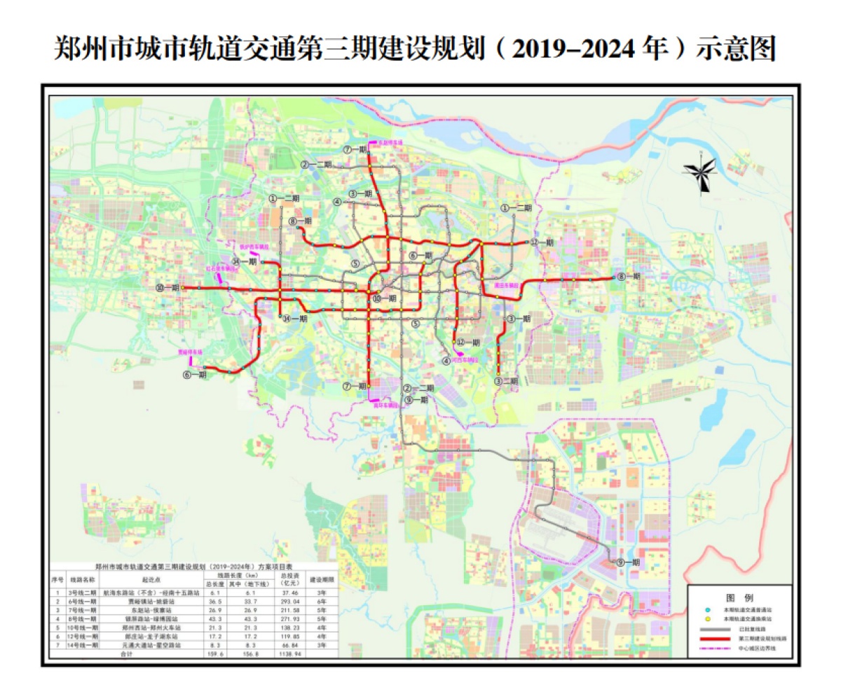 郑州地铁7号线、8号线一期正式开通，13线齐跑打造全新城市交通网络  第2张