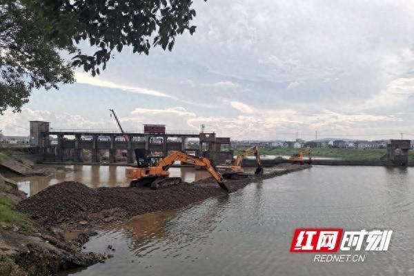 攸县新市水闸除险加固工程火热建设，水利设施将迎新变革