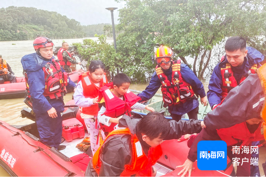 292 名消防指战员增援琼海！海南消防持续奋战防汛抗洪救灾一线