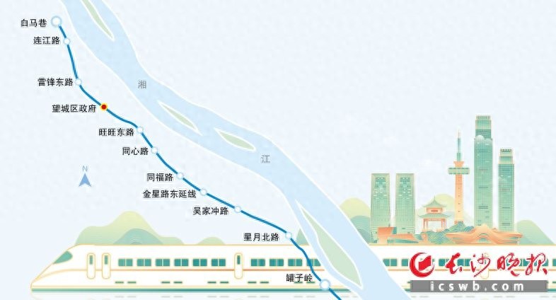 长沙4号线北延工程震撼开工！2028年底通车，望城区居民将快速融入主城区  第1张