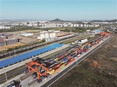 宣城国际陆港海铁联运业务量破纪录，20590标准箱彰显强劲发展势头