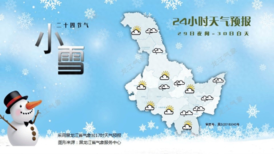 黑龙江12月降雪预警：两次大雪来袭，气温骤降6～10℃，你准备好了吗？
