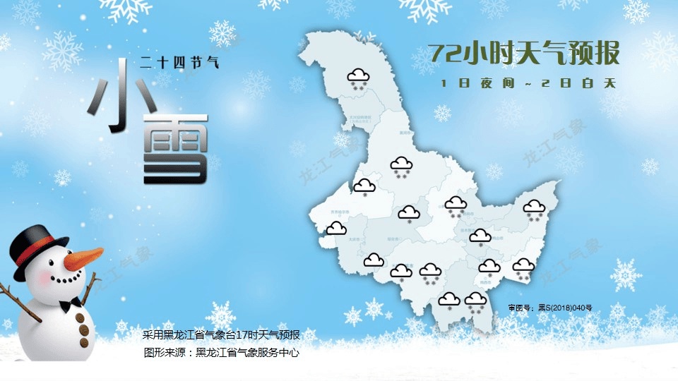 黑龙江12月降雪预警：两次大雪来袭，气温骤降6～10℃，你准备好了吗？  第3张