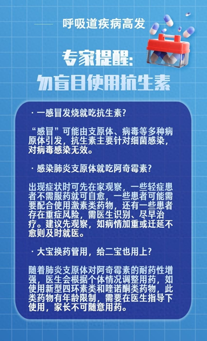 气温下降，儿童呼吸道感染激增！专家警告：抗生素滥用后果严重，家长必读