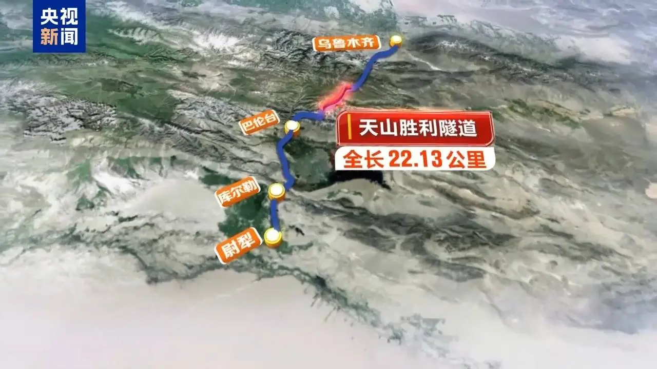 天山胜利隧道贯通！从3小时到20分钟，刷新世界最长高速公路隧道纪录  第2张