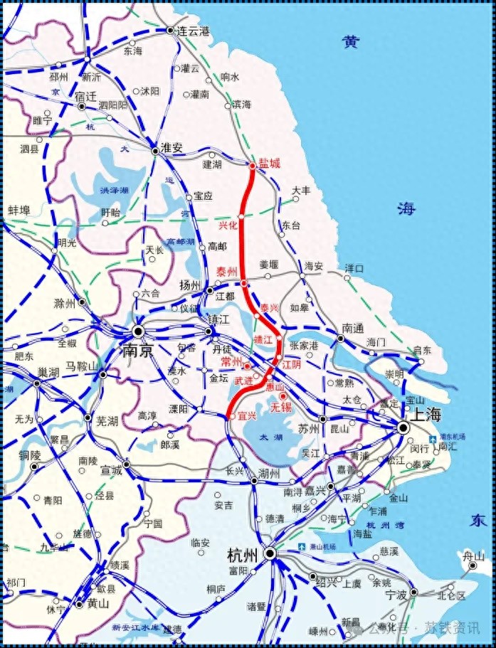 盐宜高铁正式开工！311公里新线路连接10座城市，未来还将南延至湖州