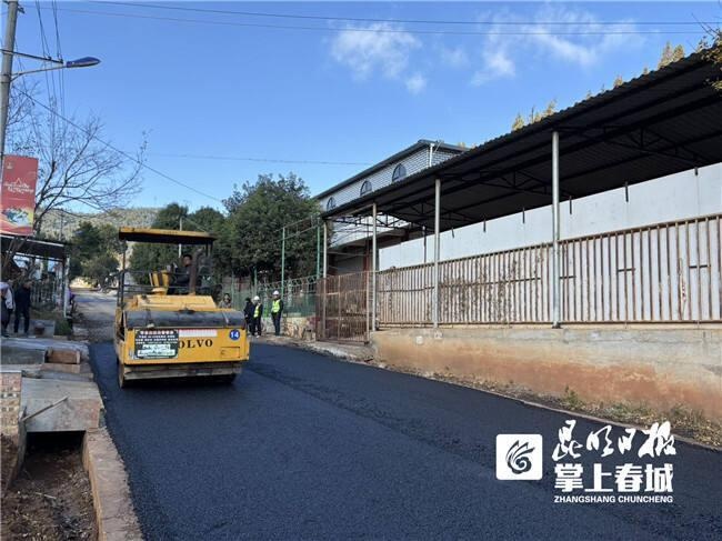 嵩明县法界寺道路改造即将完工，通往佛教圣地的旅程更加顺畅  第2张