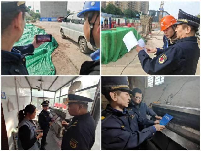 秋冬大气污染防治，槐荫区城管局腊山执法中队联合街道办事处城管科全面出击  第1张