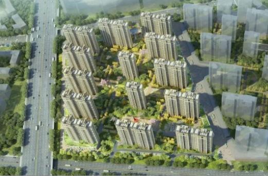 西咸新区民生项目建设迎新节点，奥卡广场首批 4 栋楼即将完工  第3张