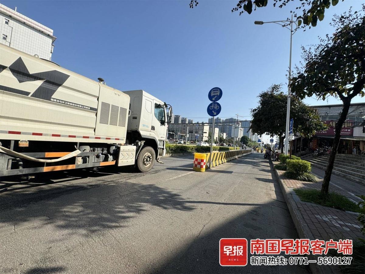 南宁交警动手术，货车右转盲区改造！67 个路口已完成，今年再推进 70 个  第2张
