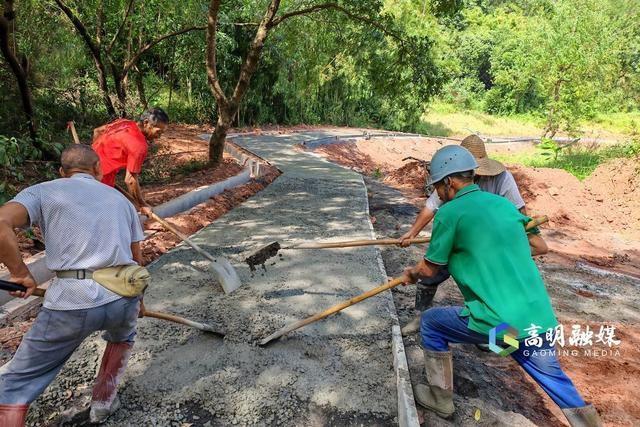高明区荷城街道竹园社区环山健身步道建设项目已完成 65%工程量，预计何时完工？  第3张
