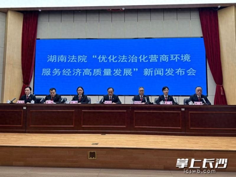 湖南法院2024年优化法治化营商环境：审结2402件破坏经济秩序犯罪，保障企业正常运营