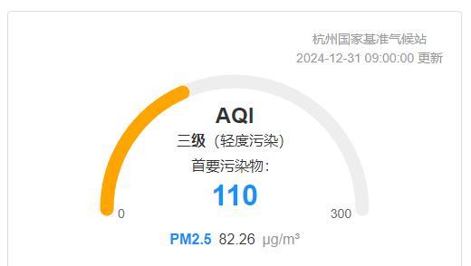 2024年最后一天，杭州天气暖意融融却暗藏危机！重污染黄色预警已启动，你准备好了吗？  第2张